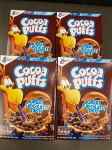 lot 233 image: AS 4 - Cocoa Puffs - General Mills 10.4 oz Boxes (4-Pack)