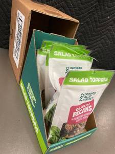 lot 273 image: IN 4 - Orchard Valley Harvest - Salad Toppers Glazed Pecans - 6 x 3.5 oz Bags