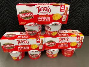 lot 278 image: NE 3 - Idahoan Tapatio Mashed Potatoes - 4-Cup Servings (6-Pack)