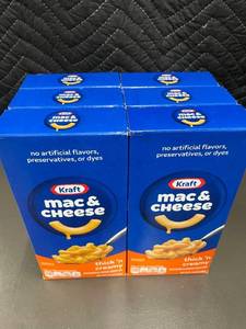lot 286 image: IRE - Kraft Mac & Cheese Thick n Creamy Macaroni & Cheese Sauce Mix 7.25 oz - 6 Pack