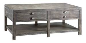 lot 1004 image: Elk Group International Bridgeport Rectangular Cocktail Table Brown (611-011-DB)