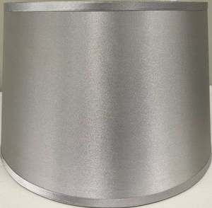 lot 182 image: Silver Metal Drum Lamp Shade & Interior Spider Frame