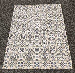 lot 517 image: Capel Finesse Tower Capri Blue Area Rug Indoor Outdoor
