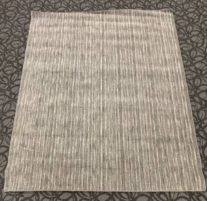 lot 529 image: Area Rug - Neutral Gray Striped