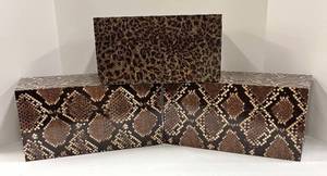 lot 608 image: Amazing Animal Pattern Decorative Boxes