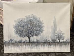 lot 704 image: Winter Snow Tree Print on Canvas