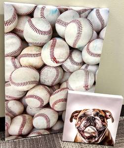 lot 748 image: Baseball Balls Assorted Lot - White with Red Stitching, Bulldog Print Included