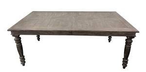 lot 5 image: Hooker Traditions Dining Table with 2 Leaves - 79 in L x 42 in W x 30 in H