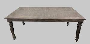 Hooker Traditions Dining Table with 2 Leaves - 79 in L x 42 in W x 30 in H