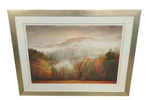lot 76 image: Autumn Mist - Framed Print by Lauren Galleries