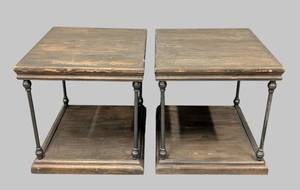 lot 903 image: Legacy Crestview CVFNR961 Side Tables (Lot of 2) - 25 x 23 x 24 in