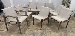 lot 974 image: Summer Classics Teak Dining Chairs