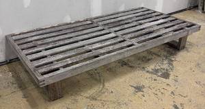 lot 981 image: Summer Classics Teak Patio Lounger