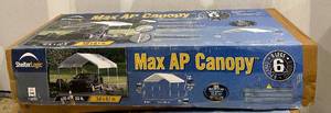 lot 964 image: ShelterLogic Max AP Canopy 10 x 20 ft All-Purpose 6-Leg Frame. #1