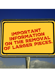 lot 799 image: IMPORTANT INFORMATION ON THE REMOVAL OF LARGER PIECES
