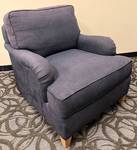 Lexington Upholstery Armchair - Made in USA - Blue Fabric
