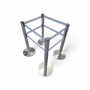 lot 26 image: Set of 4 Stanchions