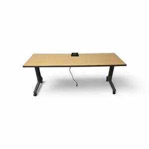 lot 91 image: 2 Table on Wheels with Power Pack 72x24x29