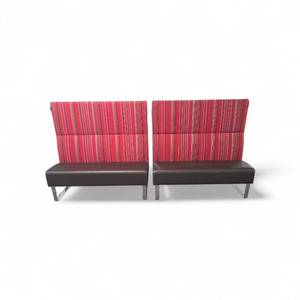 lot 144 image: Hightower Bench Set RedChrome 50x49x18