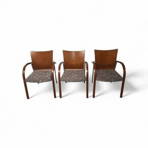 lot 71 image: Set of 5 Krug Side Chairs- Stackable