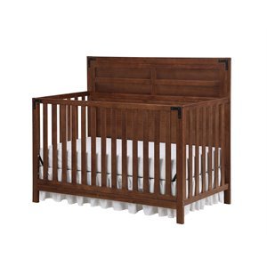 lot 6 image: Ti Amo Brio Convertible Crib in Rustic Brown