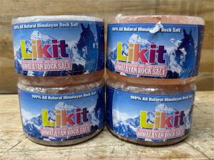 lot 103 image: Likit Himalayan Rock Salt lot of 4