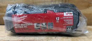 lot 116 image: Milwaukee High Dexterity Polyurethane Dipped 10 Xl