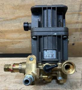 lot 126 image: Comet Pump Pressure Washer Pump, 2700 PSI, 2.5 GPM, Direct Drive, Gas, Model# AXD2530 Msrp $299.99