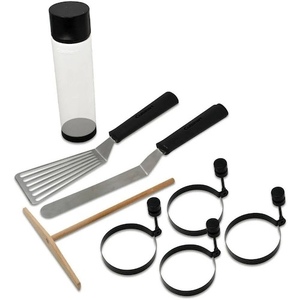 lot 153 image: Cuisinart 8-Piece Griddle Breakfast & Crepe Set lot of 2