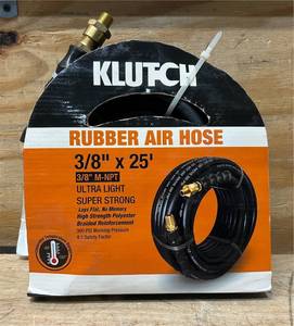 lot 156 image: KLUTCH Rubber Air Hose 38  x 25
