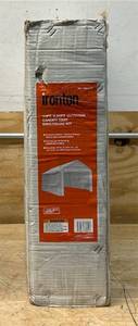 lot 193 image: Ironton 10ft. x 20ft. Outdoor Canopy Tent Enclosure Kit, White