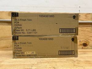 lot 231 image: 4 in. Adjustable CCT Integrated LED Recessed Light Trim Can Light with 4 Trim Color Trim Options 1000 Lumens Dimmable (lot of 8)