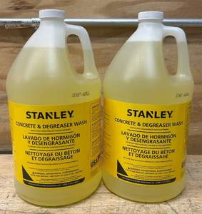 lot 307 image: Stanley Concrete & Degreaser Wash lot of 2