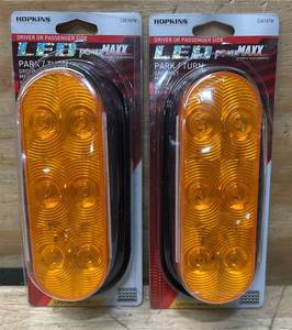 lot 309 image: Hopkins LED Power MAXX ParkTurn Grommet Mount lot of 2