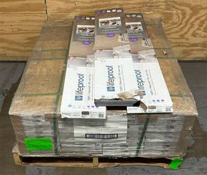 lot 7A image: Lifeproof Bow River Hickory 35 boxes (17.98sq ft box)(629.3 total sq feet)