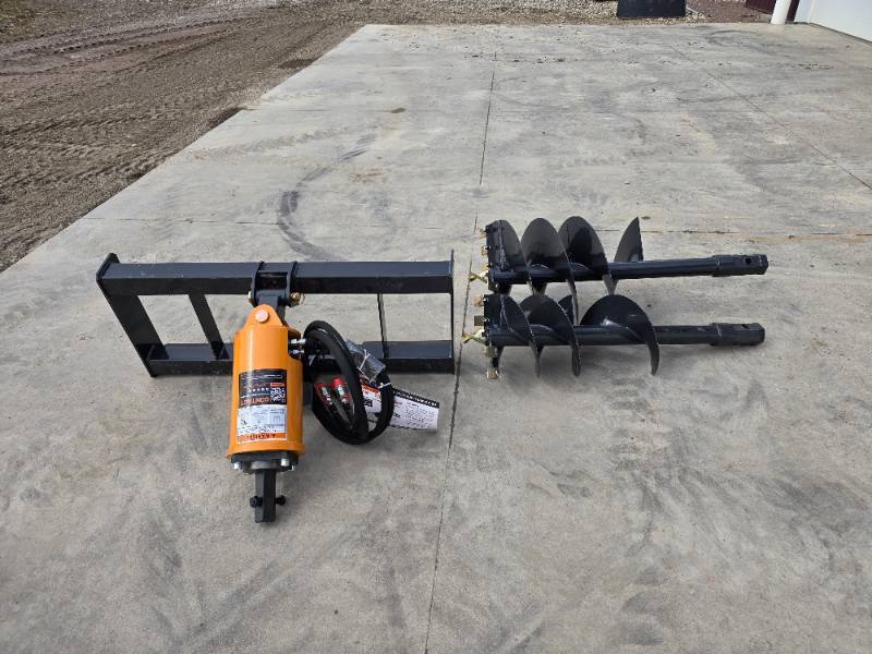lot 111 image: 2025 Wolverine Spiral Auger Drill  Skid steer attachment
