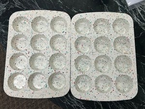 lot 52 image: (2) Silicone 12-count Muffin Pan