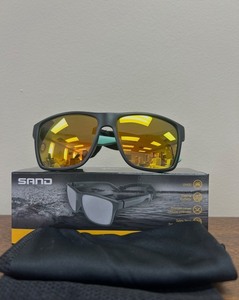lot 90 image: NEW - Sea Doo Sand Floating Sunglassses - Orange - MSRP $59.99