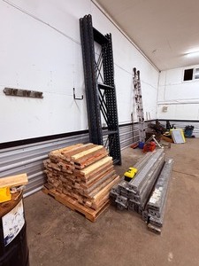 lot 3 image: Heavy-Duty Industrial Pallet Racking Set  12H x 24L x 3D.
