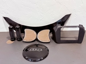 lot 42 image: Harley-Davidson Touring Parts Lot  114 Derby Cover, Grips, Mirrors &amp More