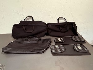 lot 24 image: Complete Harley-Davidson Touring Luggage Set  Saddlebag &amp Tour-Pak Liners  Lid Organizers