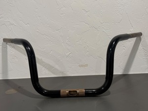 lot 41 image: OEM Harley-Davidson Road Glide 10 Handlebars - Gloss Black 1.25 Mini Apes (2015-2023)