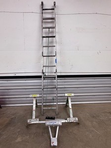 lot 45 image: Professional Heavy-Duty Svelt &amp Werner Aluminum Ladder &amp Scaffolding BundleContractor-Grade Equipment  Multi-Configuration  Complete Stability Kit