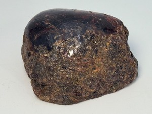Top-Polished Natural Almandine Garnet Specimen  Deep Wine Red. (1 lb  455 g)