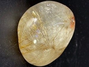 Stunning Natural Golden Rutilated Quartz Polished Specimen. (2.6 oz  75 g)