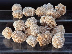 Large Lot of Natural Desert Rose Selenite Crystals  Rare Sand Rose Specimens. (12.8 oz  363 g)