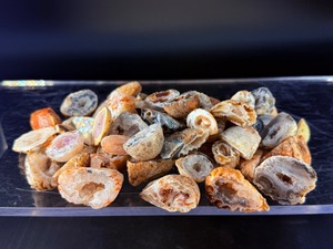 Bulk Lot of Natural Oco Agate Geodes - Sparkling Druzy Centers. (1 lb 9.8 oz  732 g)