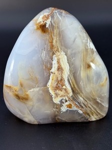 Stunning Polished Flower Agate Freeform  Natural Sakura Agate Specimen. (2 lb 5.1 oz  1 kg 52 g)