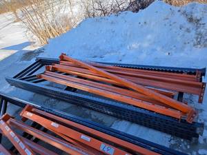 Pallet Racking Full Setup - 12' tall x 16' long x 36" wide/deep