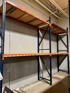 Pallet Racking Full Setup - 12' tall x 16' long x 36" wide/deep